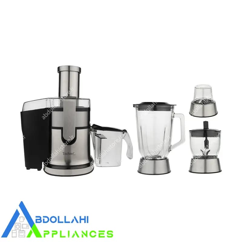 آبمیوه گیری چهارکاره تکنو مدل Te-314 با 24 ماه گارانتی
