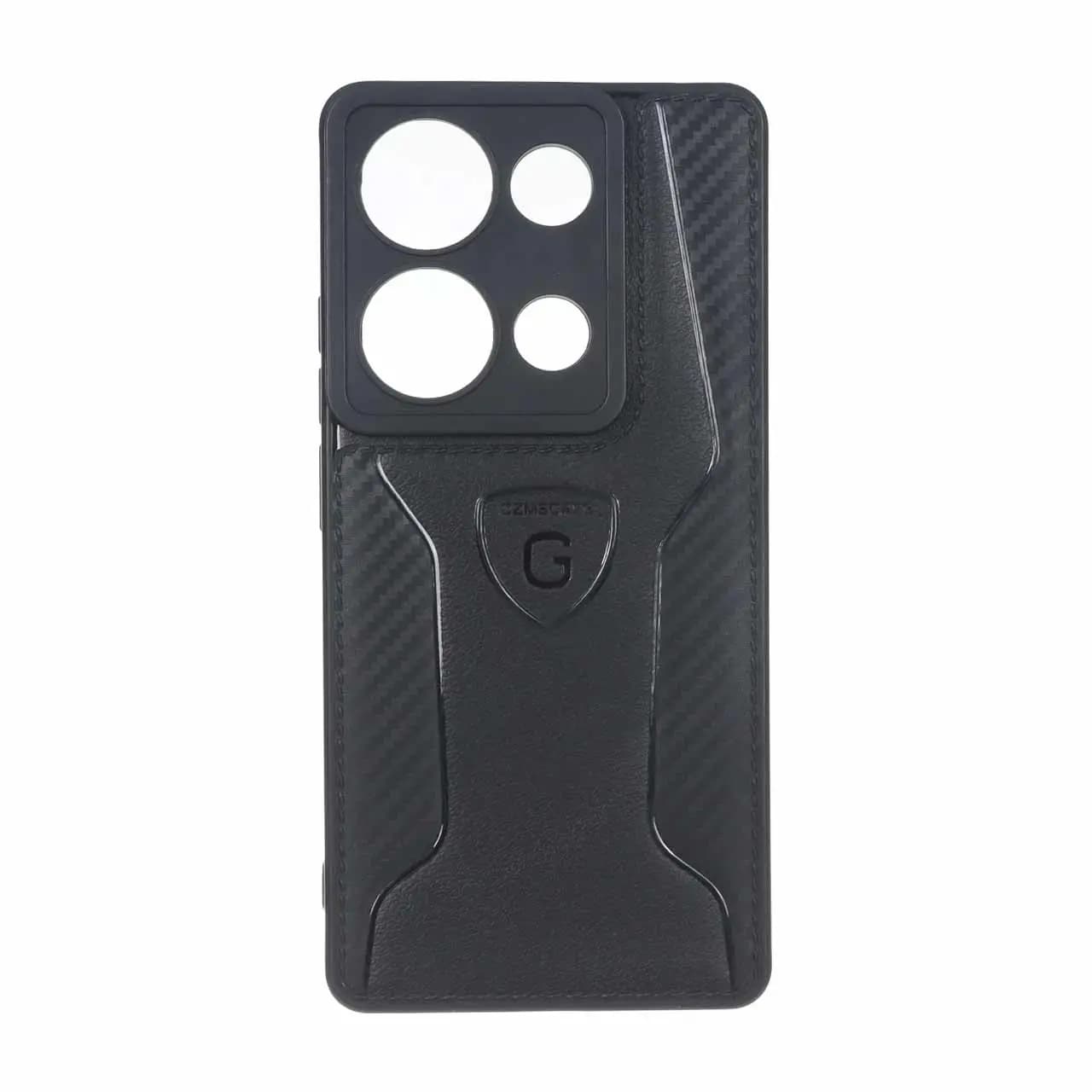 قاب Czmscase محافظ لنز برجسته Xiaomi Redmi Note 14S / Note 13 Pro 4G / Poco M6 Pro 4G – طوسی — تصویر ۳