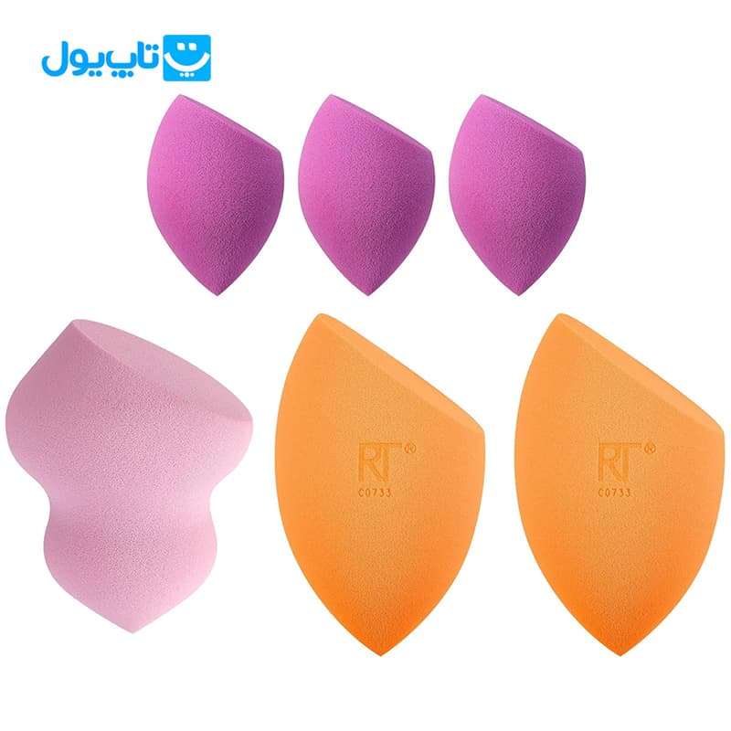 ست اسفنج آرایشی ریل تکنیک real techniques مدل miracle sponges بسته 6 عددی — تصویر ۳