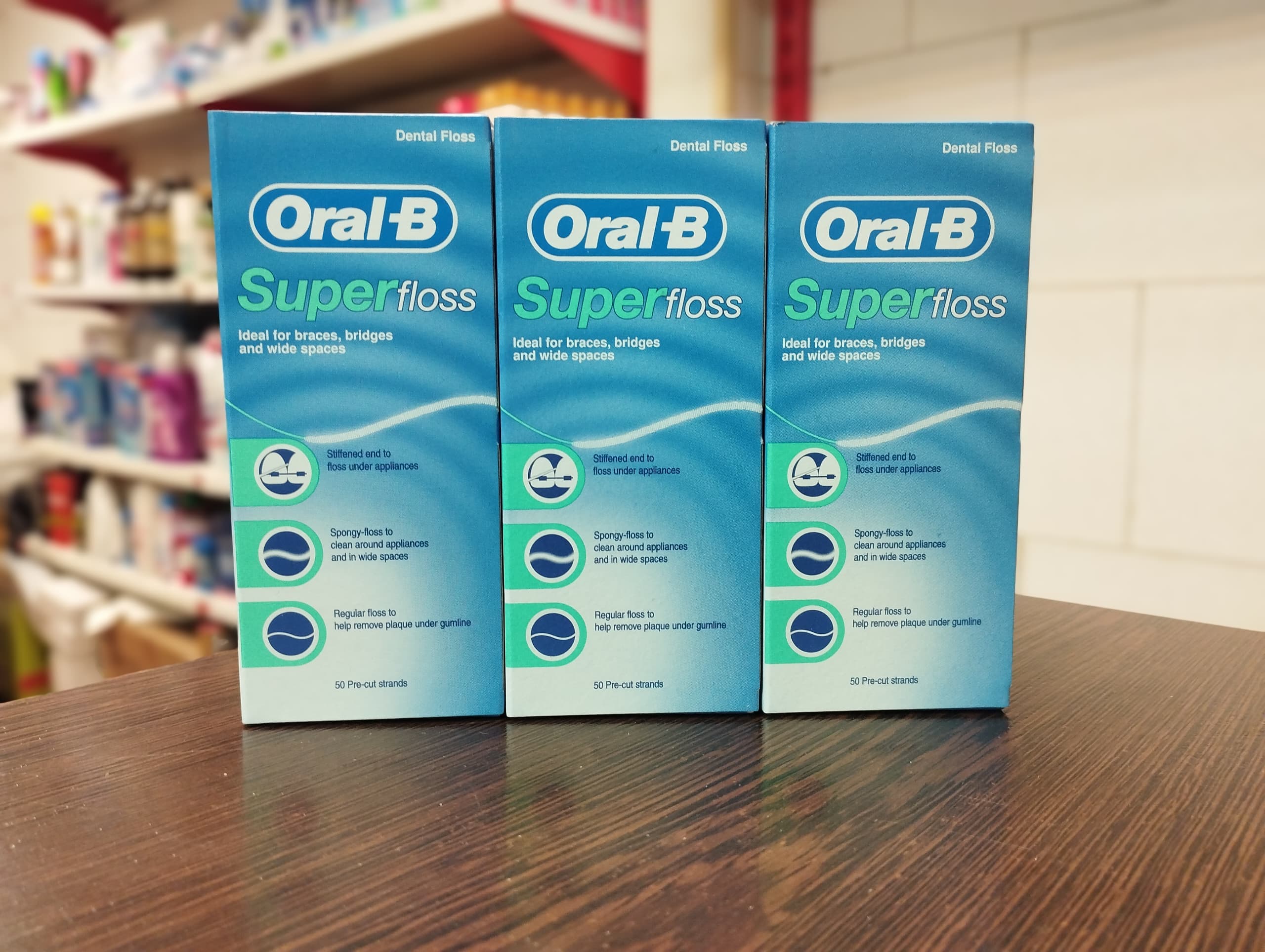 نخ دندان اورال بی سوپر فلاس ارتودنسی مدل Superfloss oral_b — تصویر ۶