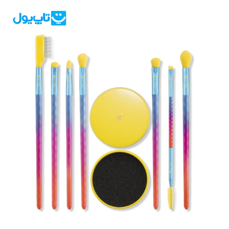 ست براش ریل تکنیک Real techniques مدل electric love بسته 8 عددی — تصویر ۵