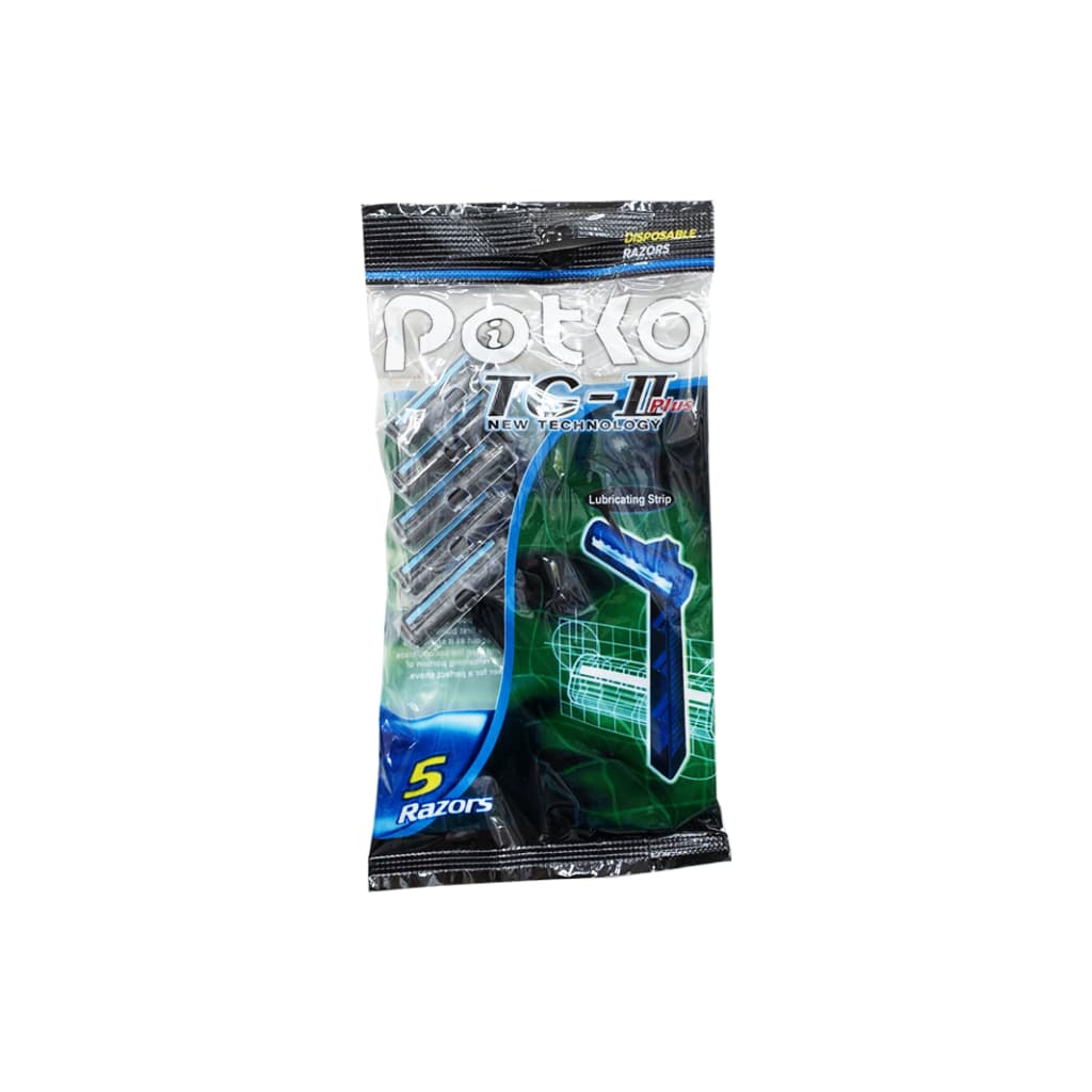 خودتراش پوتکو مدل TG-II Plus بسته 5 عددی — تصویر ۳