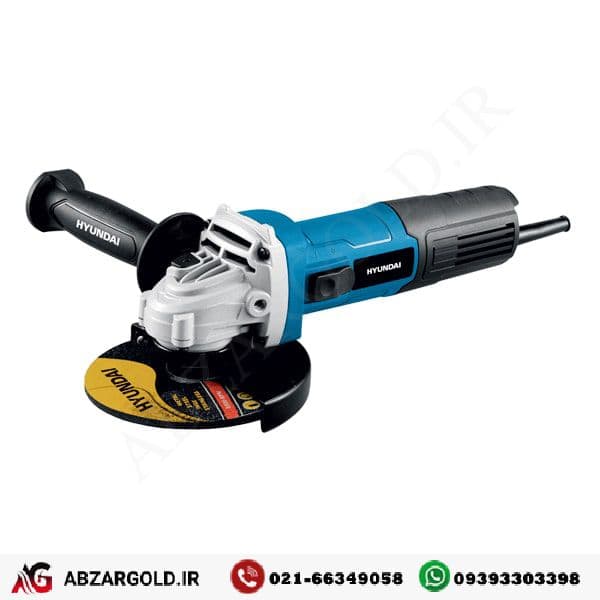 مینی فرز دیمردار صنعتی 950 وات هیوندای مدل HP8514 — تصویر ۳