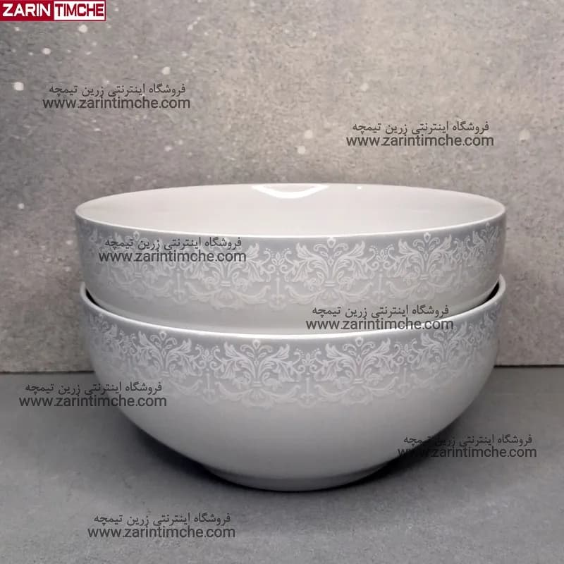 کاسه آبگوشت خوری چینی زرین مدل سابرینا 6 عدد