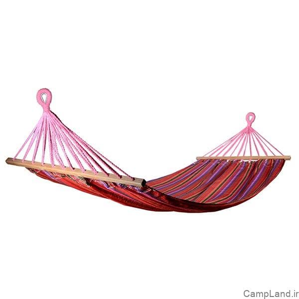 ننو پارچه ای کنفی چوب دار 2 نفره