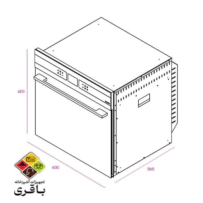 فر توکار کن مدل کلر KELLER IOT — تصویر ۶