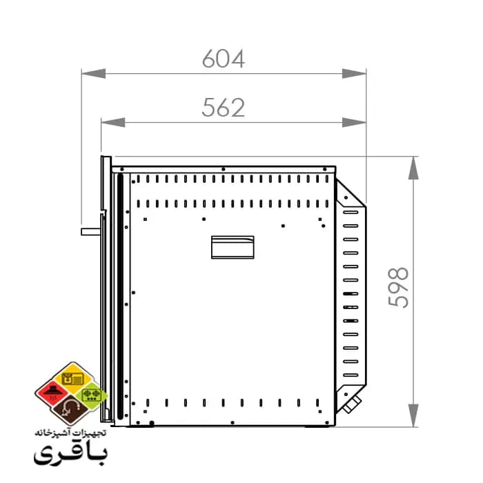 فر توکار کن مدل E6560 — تصویر ۴