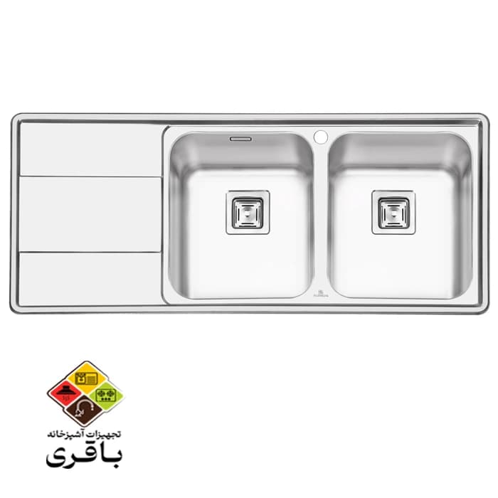 سینک پرنیان استیل 1215 — تصویر ۲