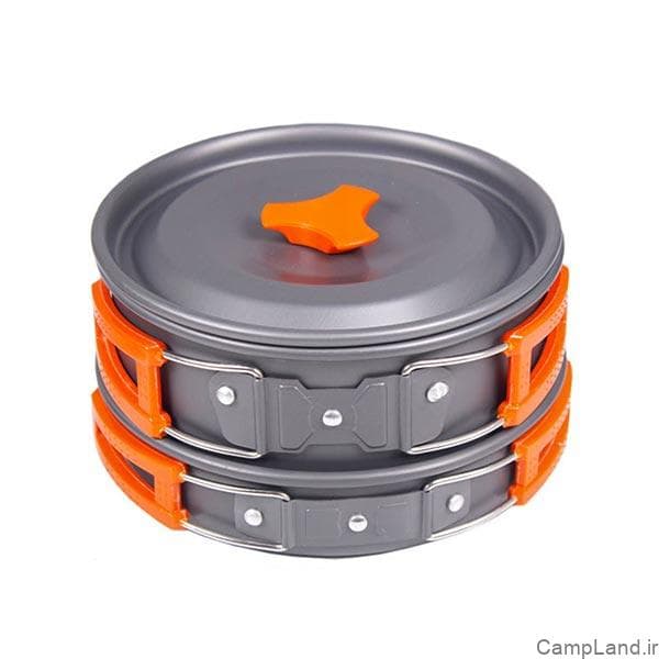 مجموعه ظروف سفری Cooking Set مدل DS 308 — تصویر ۳
