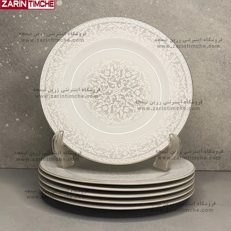 پیش دستی میوه خوری چینی زرین مدل سیلوان
