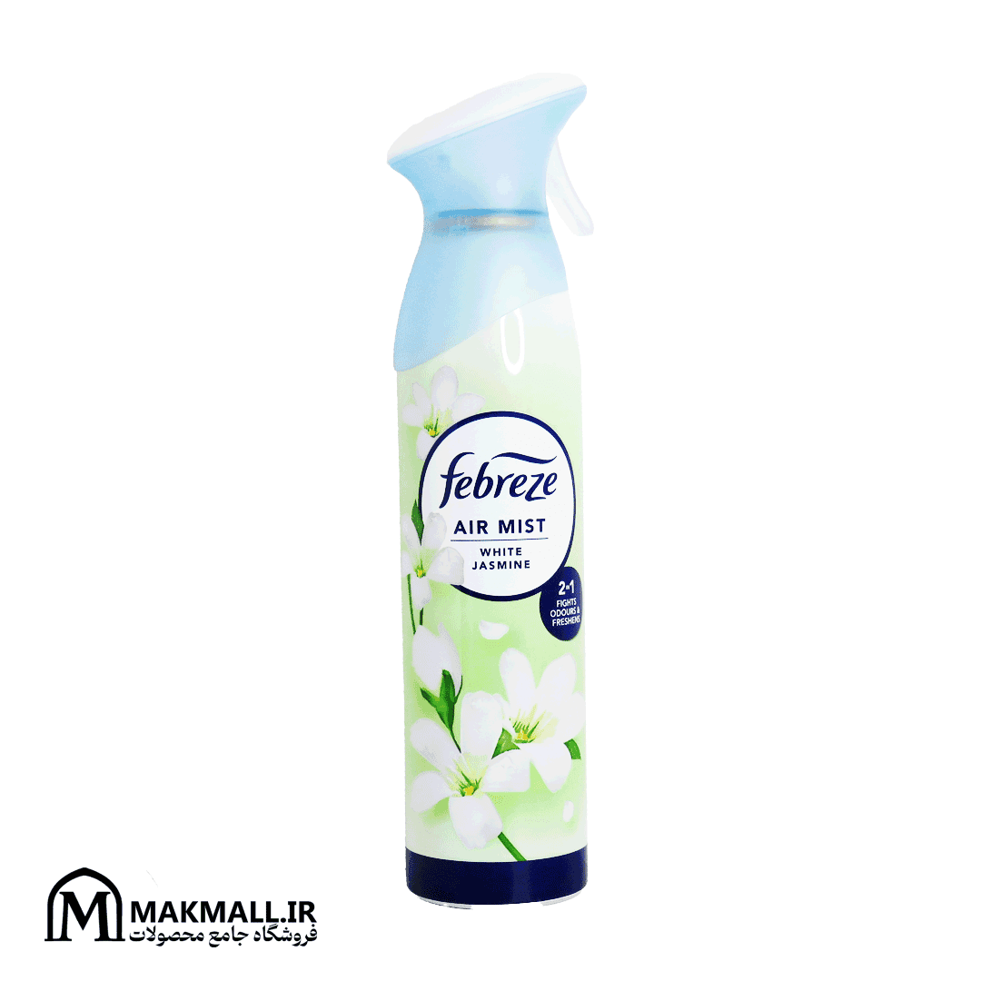 اسپری خوش بو کننده هوا فبرز رایحه یاس سفید 185 میل | Febreze Air Mist White Jasmine 185ml