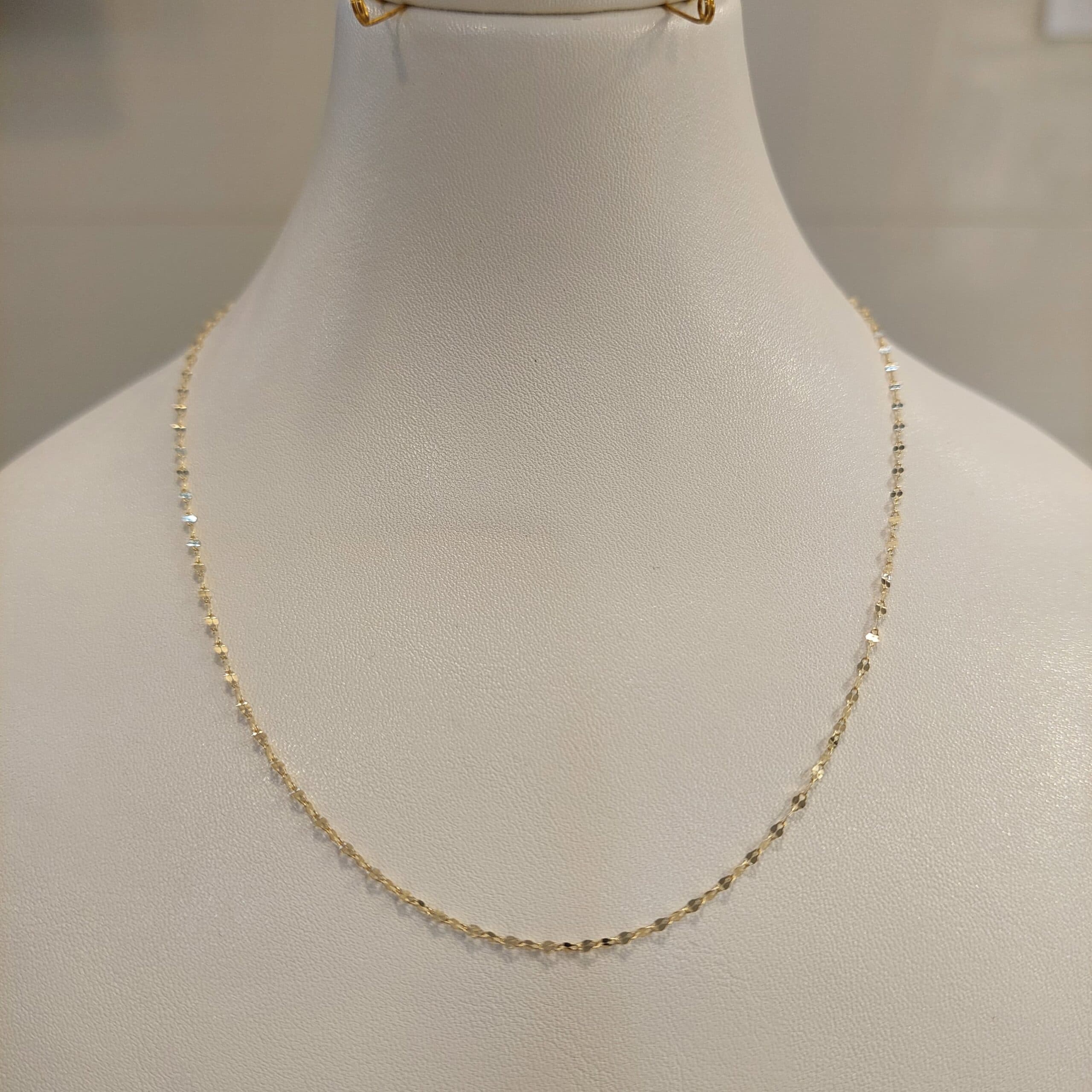 زنجیرطلا زنانه طرح پرکی — تصویر ۲