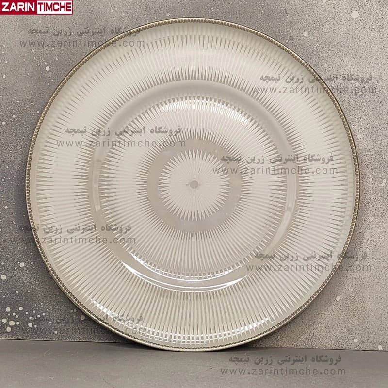 بشقاب غذاخوری چینی لورین قالب کوئین مدل دالاهو — تصویر ۶