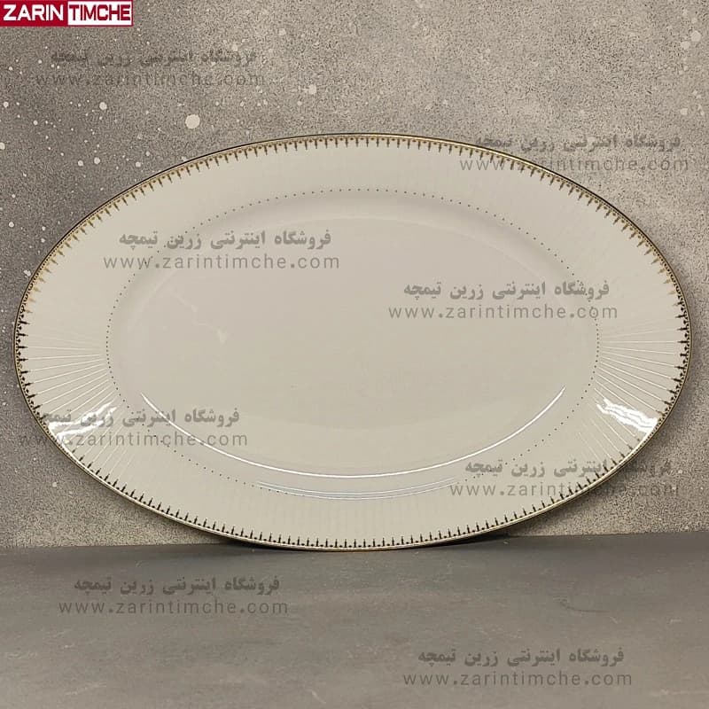 دیس چینی زرین مدل سپیدار سایز 38