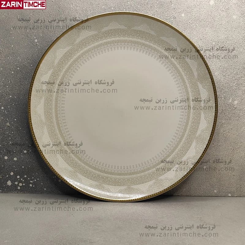 بشقاب غذاخوری چینی لورین مدل دلناز — تصویر ۲