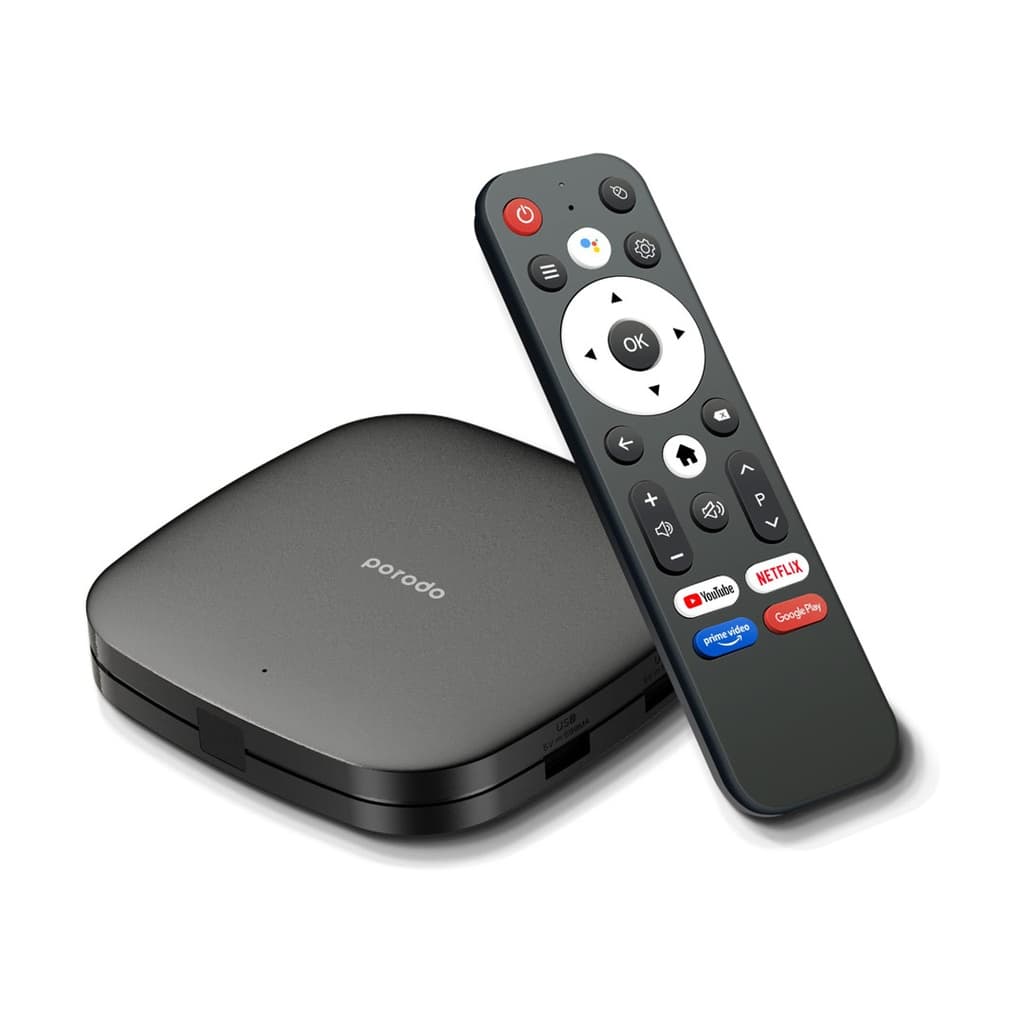 اندروید باکس برند porodo مدل Porodo Android TV Box — تصویر ۲