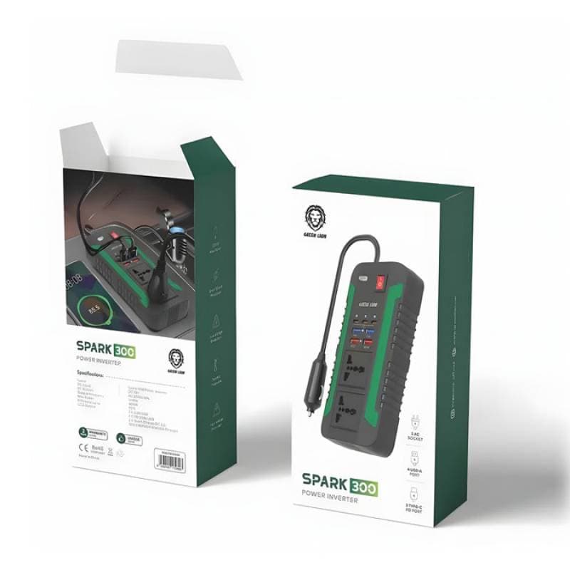 مبدل برق اینورتر گرین لاین مدل Spark 300 Power Inverter — تصویر ۳