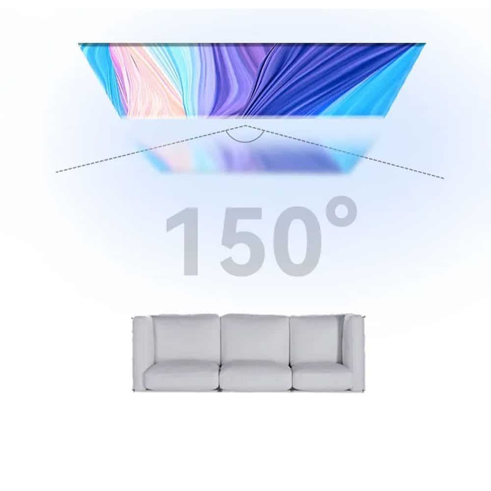 پرده پروژکتور شیائومی ونبو 100 اینچ مدل Wanbo HD Anti-Light Curtain — تصویر ۵