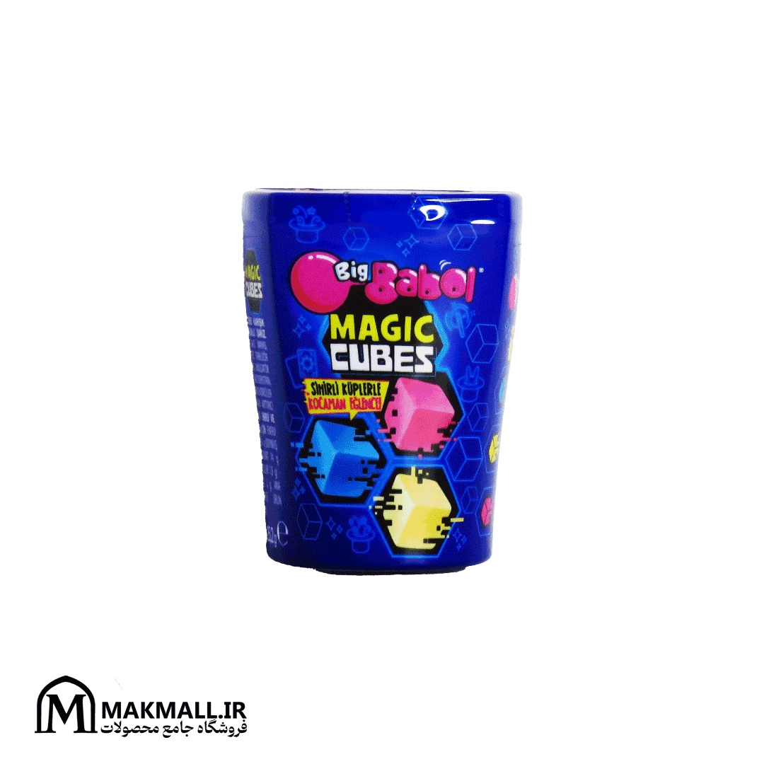 آدامس بیگ بابل مجیک کیوبز ۲۵ گرمی | Big Babol Magic Cubes Gum 25g — تصویر ۲