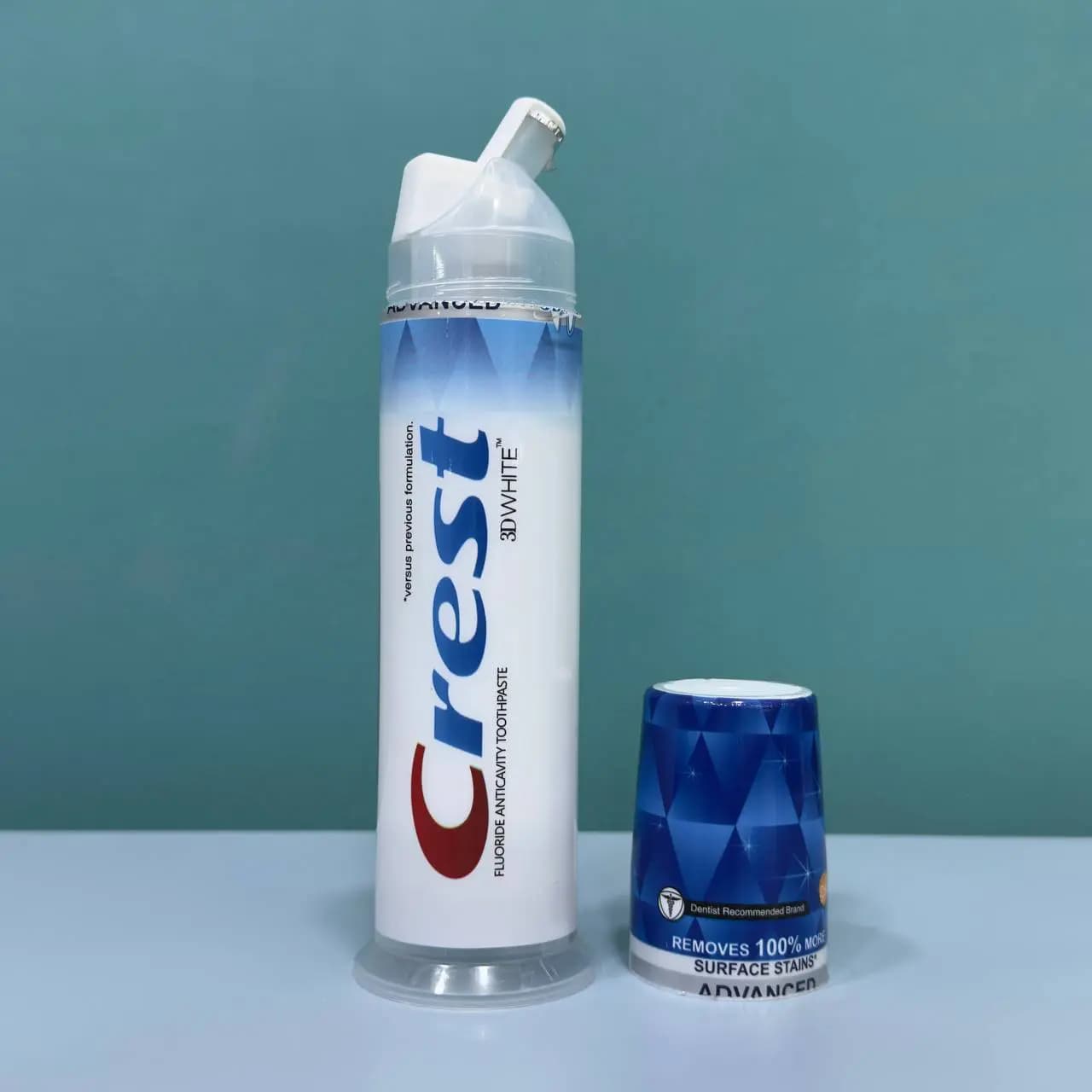 خمیر دندان کرست مدل 3D White Advanced حجم 100 میل — تصویر ۳