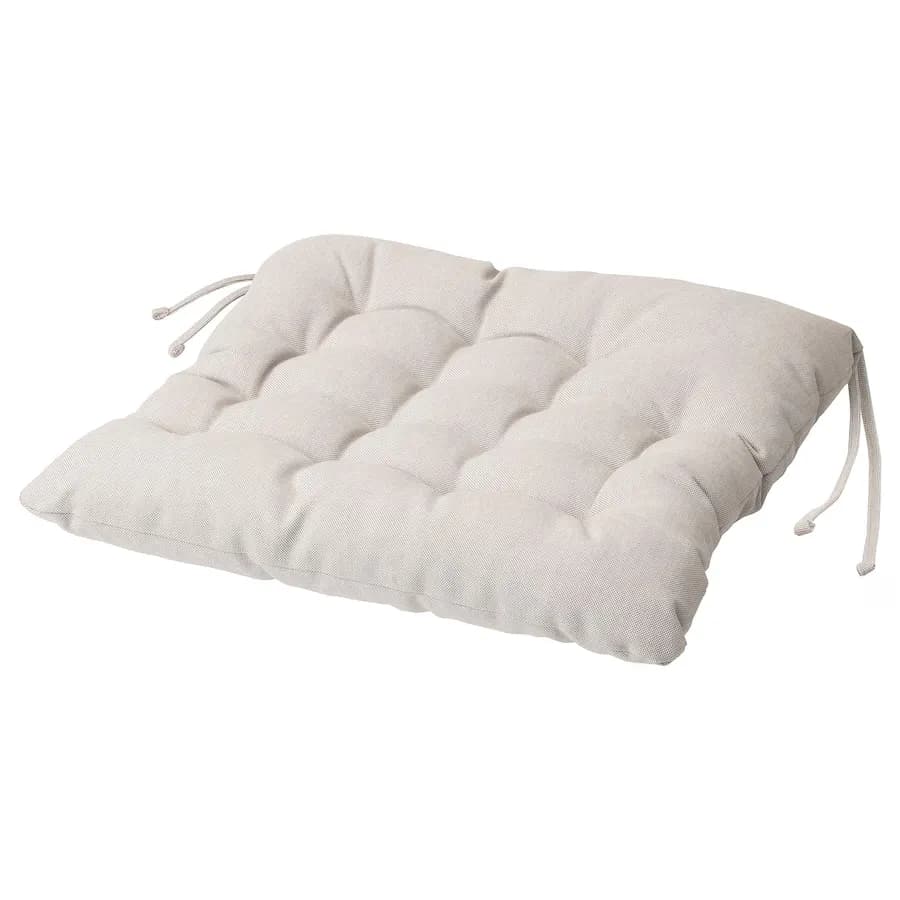 کوسن صندلی ایکیا VIPPART بژ، 38x38x6.5 سانتی‌متر — تصویر ۵