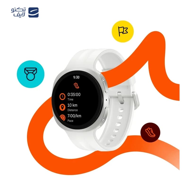 ساعت هوشمند 40 میلی متری سامسونگ مدل Galaxy Watch 9 با بند پلاستیکی — تصویر ۷