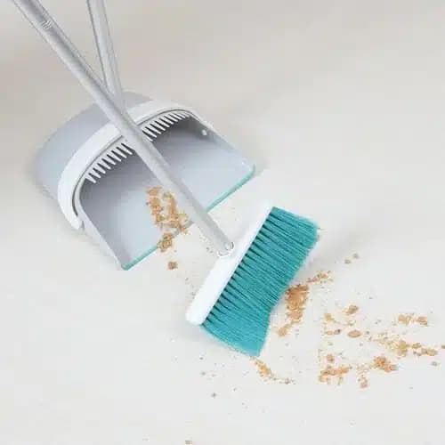 ست جارو و خاک‌انداز ایکیا PEPPRIG، فیروزه ای/خاکستری — تصویر ۷
