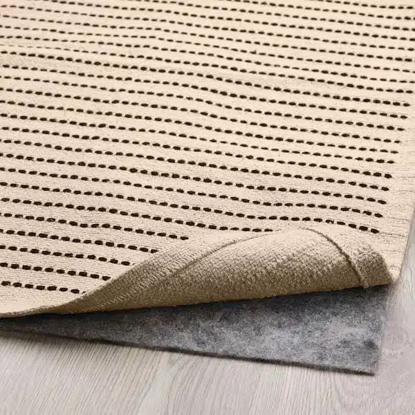 فرش ایکیا STARREKLINTE رنگ طبیعی/مشکی، سایز 120×180 سانتی‌متر — تصویر ۹