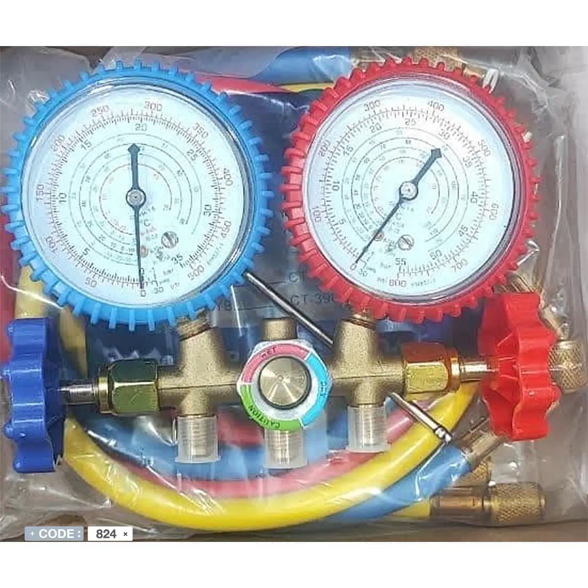 گیج دوقلو منیفولد کریستال مدل CT-536G — تصویر ۴