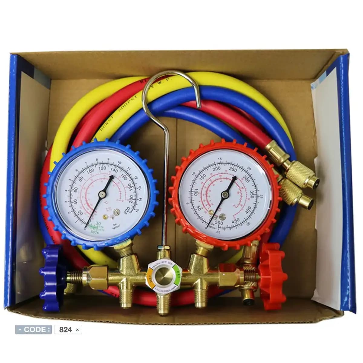 گیج دوقلو منیفولد کریستال مدل CT-536G — تصویر ۳