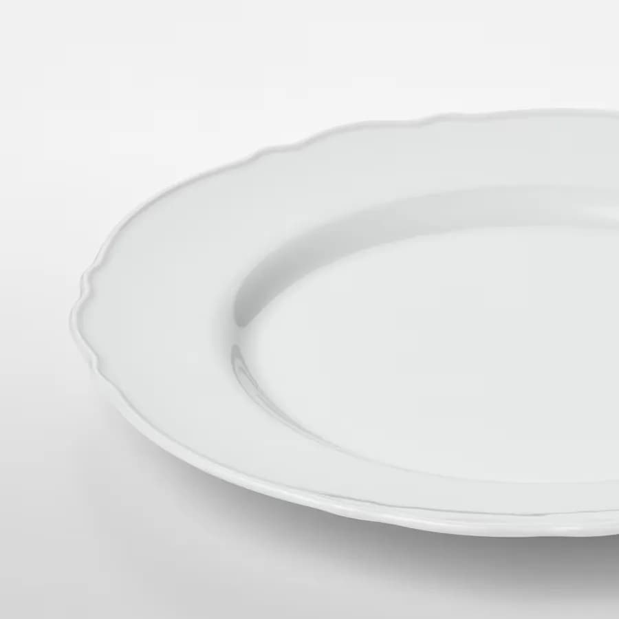 پیش دستی ایکیا UPPLAGA سفید، قطر ۲۲ سانتی‌متر — تصویر ۳