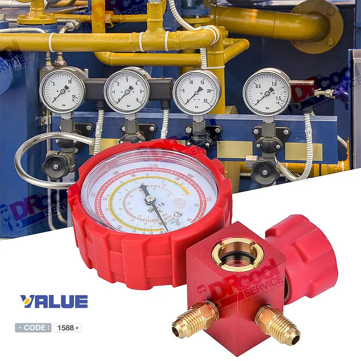 گیج تکی والو فشار بالا مدل VMG-1-S-H — تصویر ۶