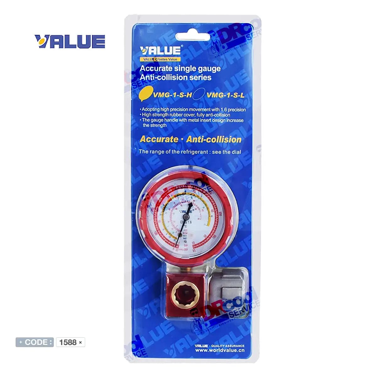 گیج تکی والو فشار بالا مدل VMG-1-S-H — تصویر ۵