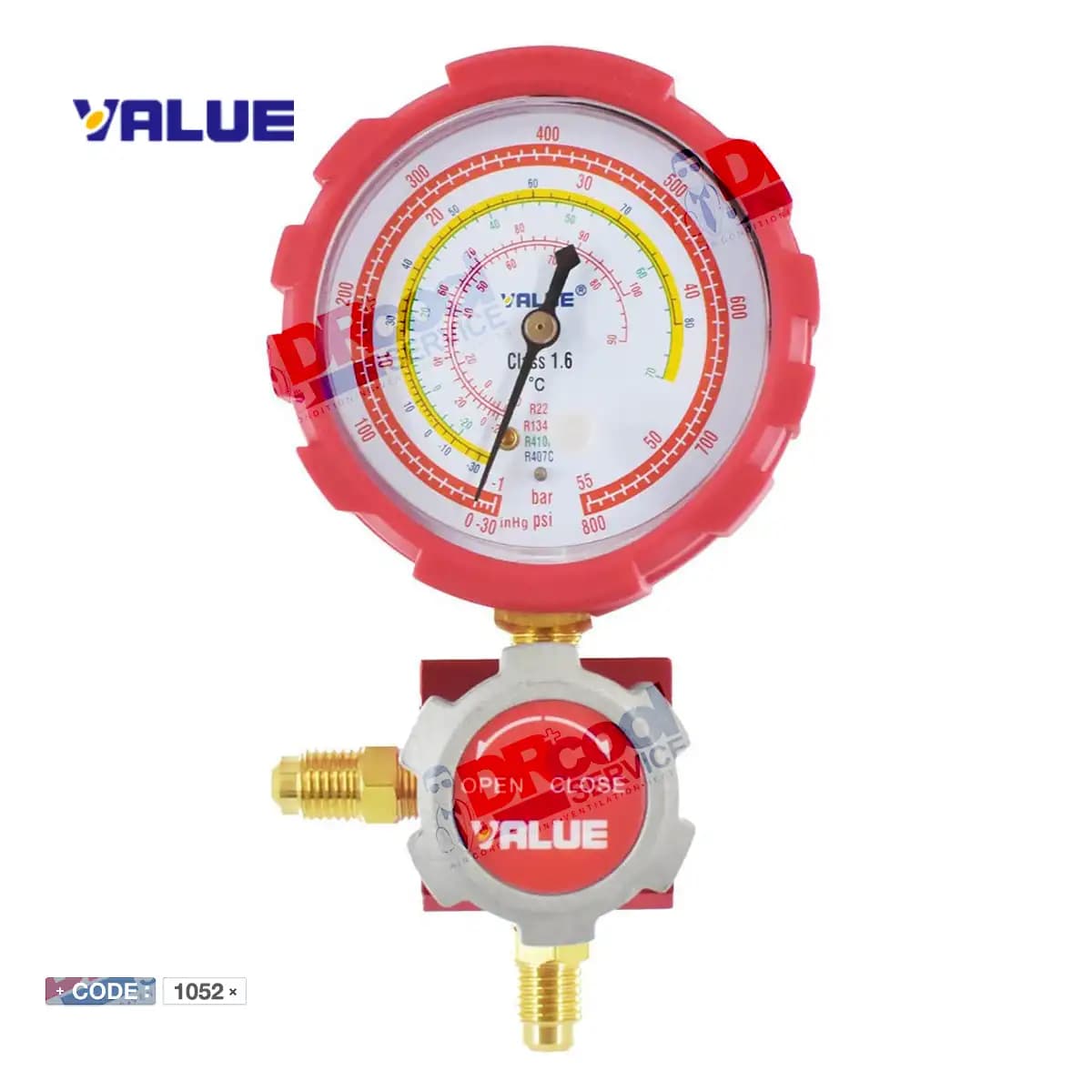 گیج تکی والو فشار بالا مدل VMG-1-U-H
