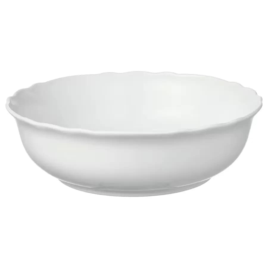 کاسه سرو ایکیا UPPLAGA سفید، قطر ۲۶ سانتی‌متر