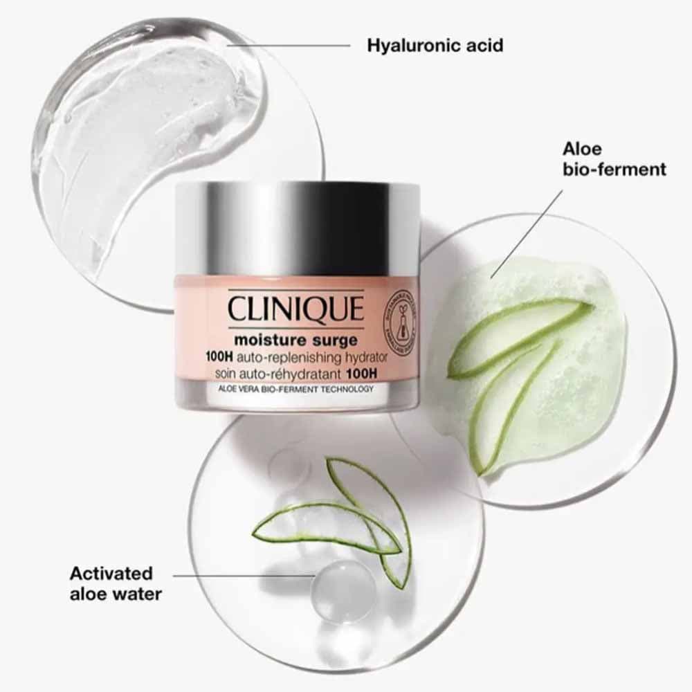 کرم ژل آبرسان 100 ساعته کلینیک مدل Moisture Surge حجم 50 میل — تصویر ۳