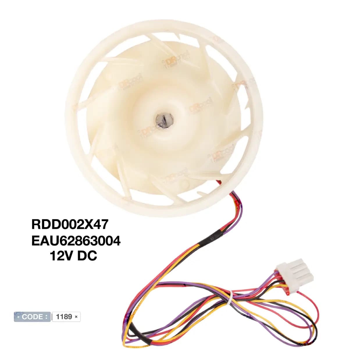 موتور فن توربینی الجی مدل RDD002X47 /EAU62863004