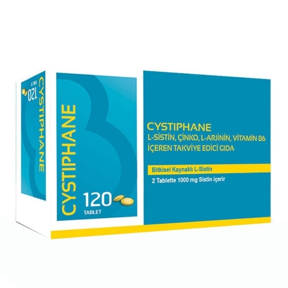 قرص تقویت کننده مو و ناخن بایلئول مدل Cystiphane بسته 120 عددی