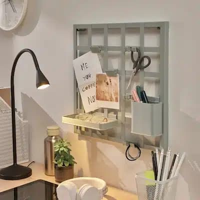 برد 8 تکه نظم‌دهنده سبز-خاکستری ایکیا SNICKRA سایز 38×38 سانتی متر — تصویر ۶