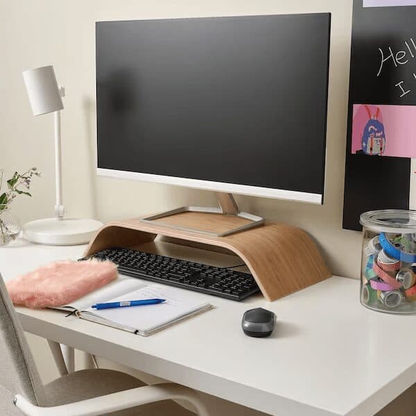 پایه نگهدارنده مانیتور چوبی ایکیا SIGFINN — تصویر ۷