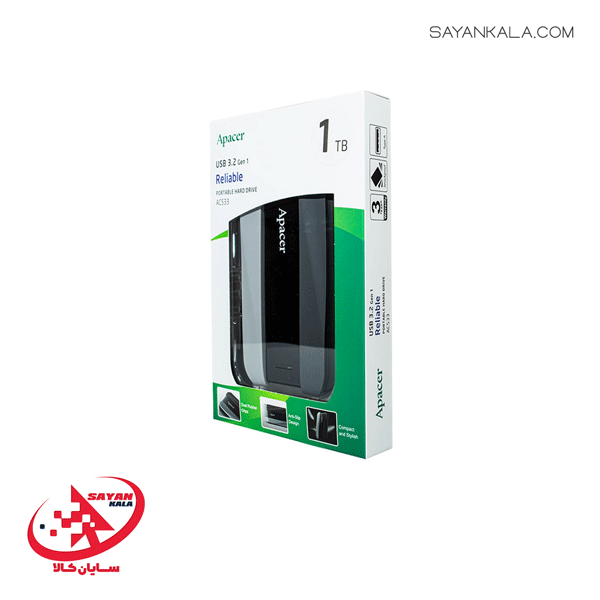 هارد اکسترنال اپیسر AC533 ظرفیت 1 ترابایت HDD EXTERNAL APACER — تصویر ۱۱