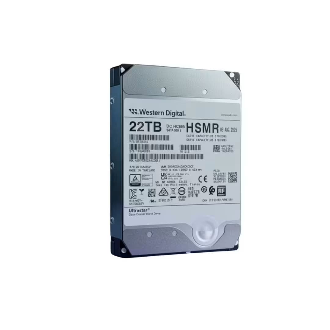 هارد 22 ترابایت اولترا استار وسترن دیجیتال مدل DC HC675+سه سال گارانتی VIP