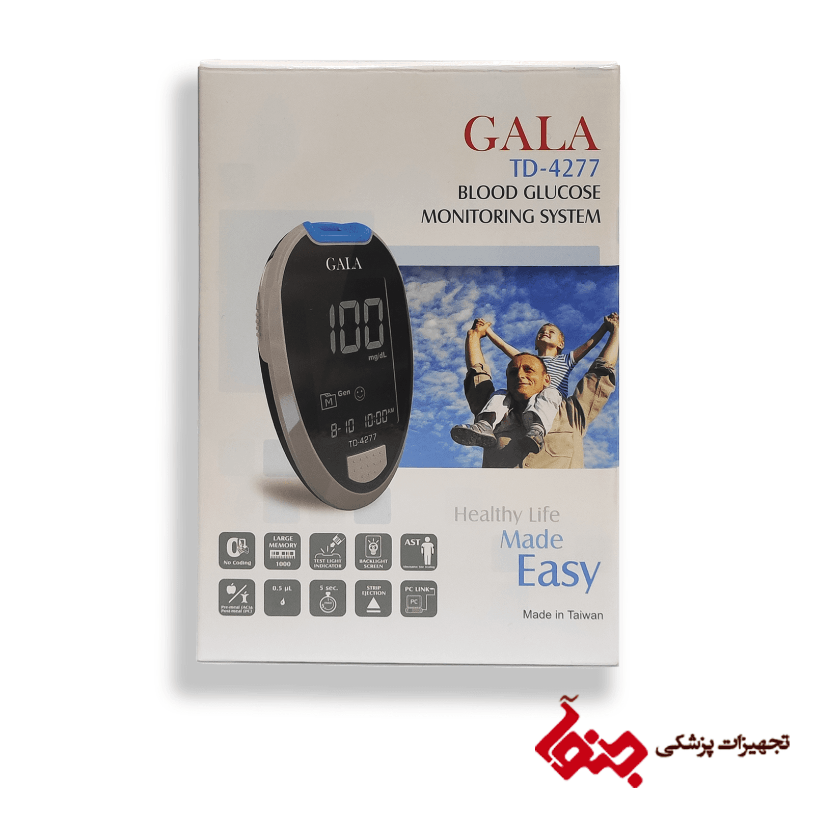 دستگاه قندخون GALA بدون نوار
