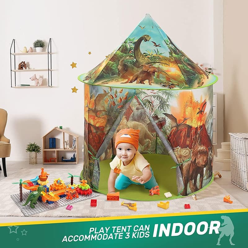چادر بازی کودک مدل DINOSAUR TENT — تصویر ۳