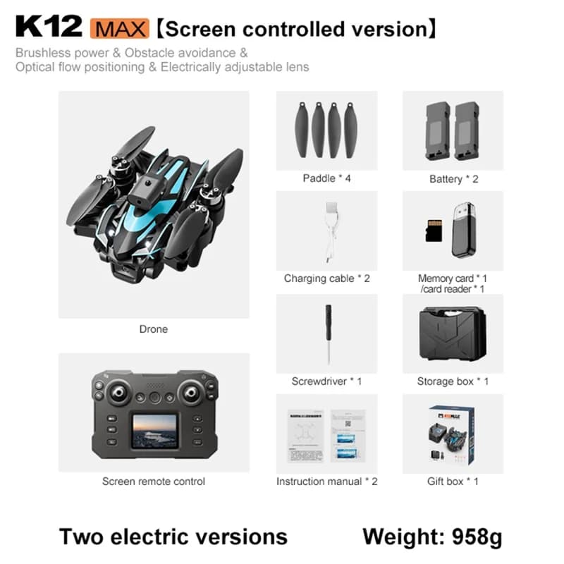 کوادکوپتر K12 Max — تصویر ۵