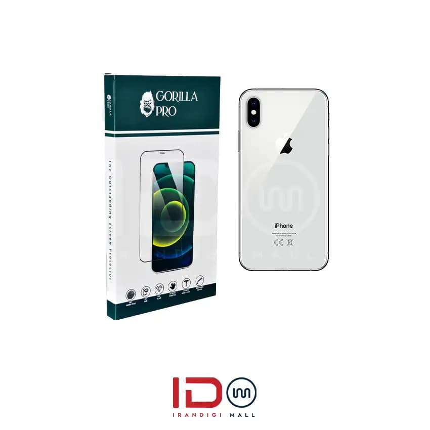 گلس و محافظ هیدروژلی (شفاف) بدنه گوشی اپل مدل iPhone XS — تصویر ۲