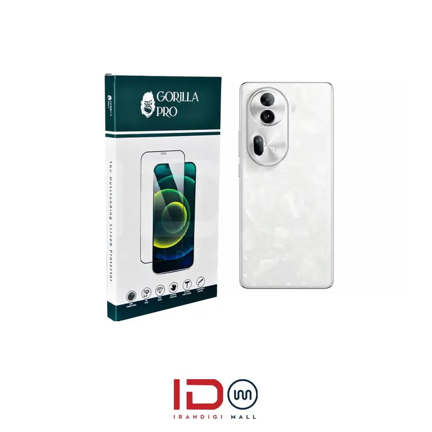 گلس و محافظ هیدروژلی (مات) بدنه گوشی اوپو مدل OPPO RENO 11
