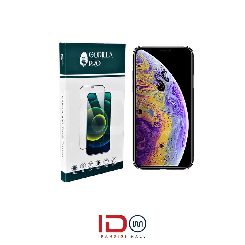 گلس و محافظ هیدروژلی (پرایوسی) نمایشگر گوشی اپل مدل iPhone XS Max — تصویر ۲