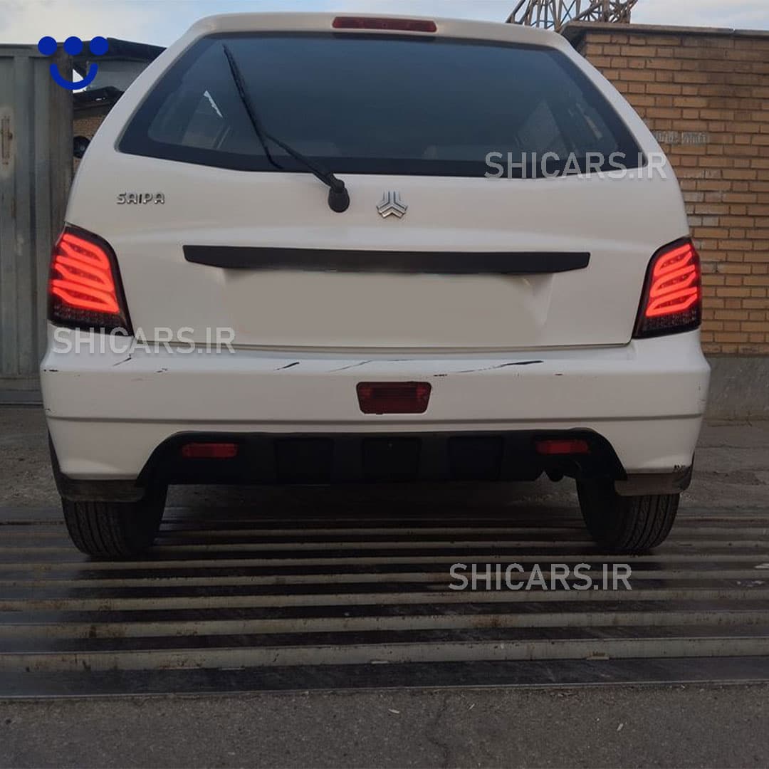 دیفیوزر عقب پراید 111 شبرنگ دار — تصویر ۵