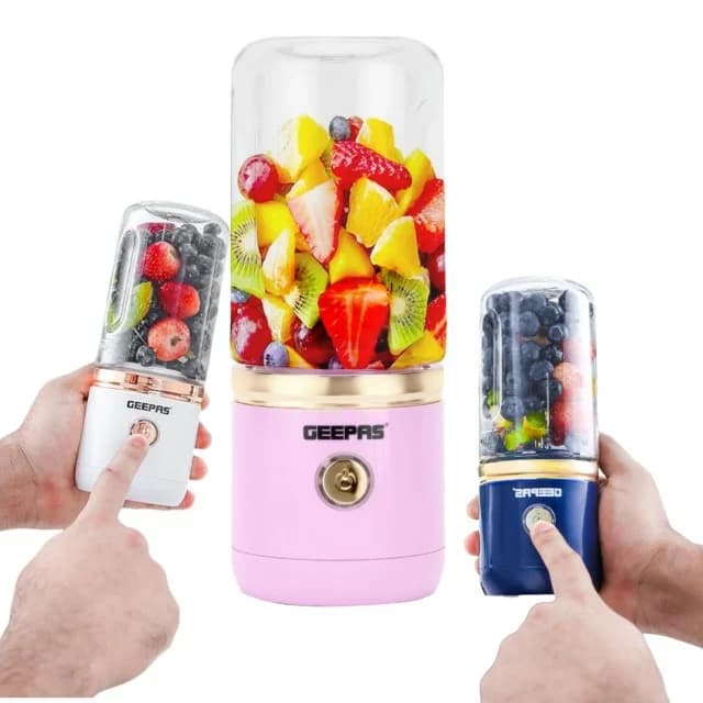 شیکر شارژی جیپاس 44058 | rechargeable portable blender geepas